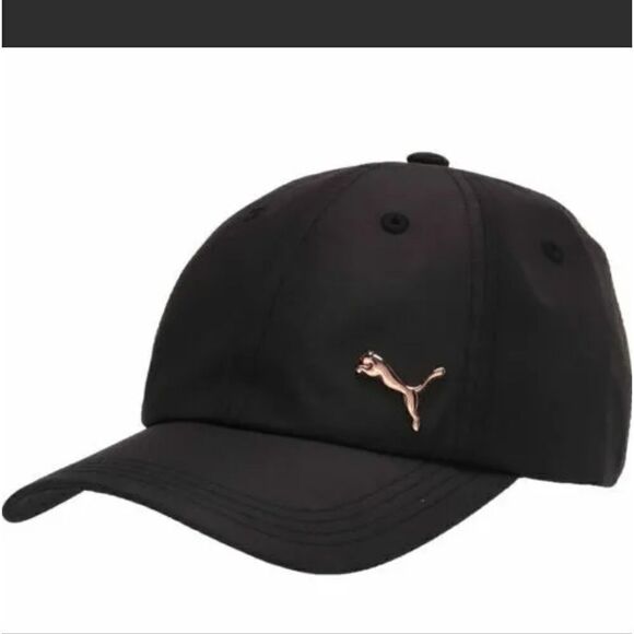 PUMA Women's Evercat Opal Adjustable Cap, Black/Pink, OS/Adjustable NEW - Picture 1 of 3
